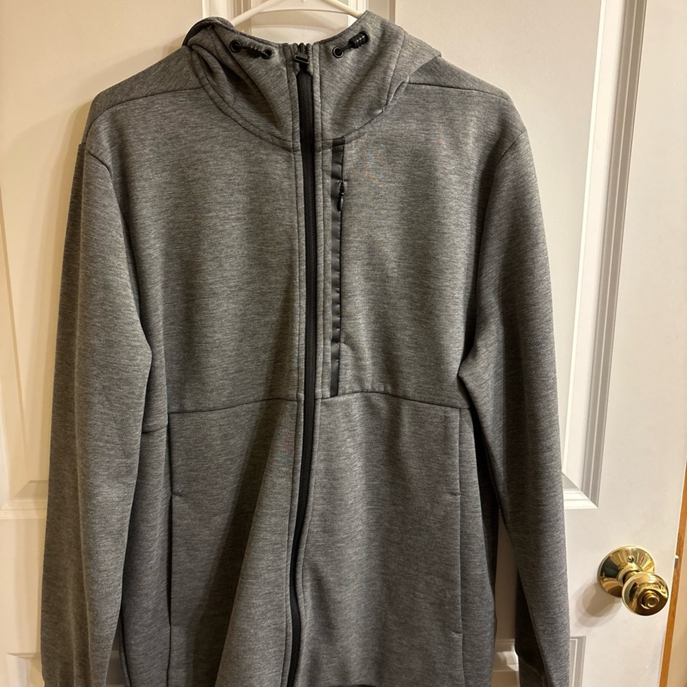 H&M Gray Full-Zip Hoodie